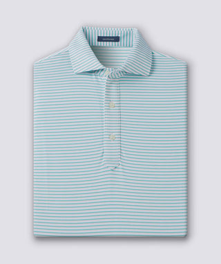 Dean Stripe Performance Polo - turtleson