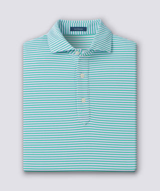 Dean Stripe Performance Polo - turtleson