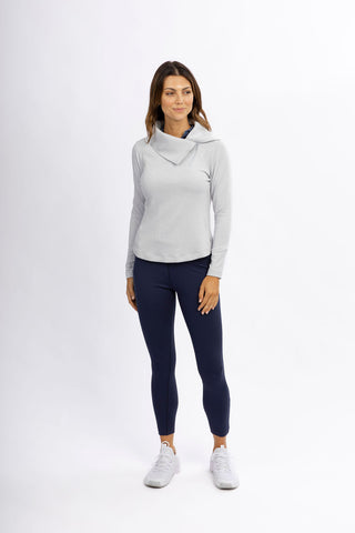 Women's Stirling Asymmetrical Funnel Collar Pullover
