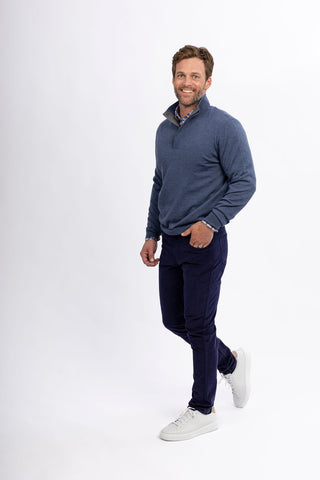 Desmond Quarter Button Sweater