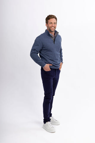 Desmond Quarter Button Sweater