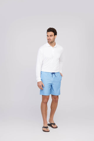 Lester Oxford Performance Polo - Long Sleeve - turtleson