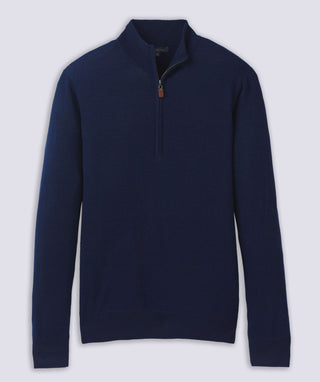 Italian Merino Quarter-Zip Sweater