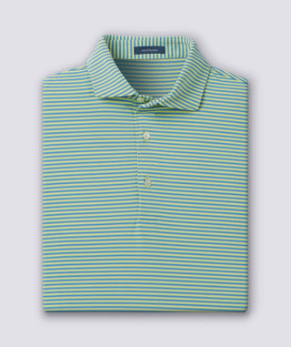 Edward Stripe Performance Polo