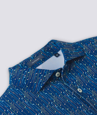Max Performance Polo - Pattern- pattern Navy/Apricot Turtleson