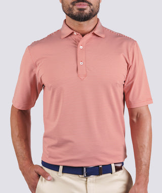 Carter Stripe Performance Polo