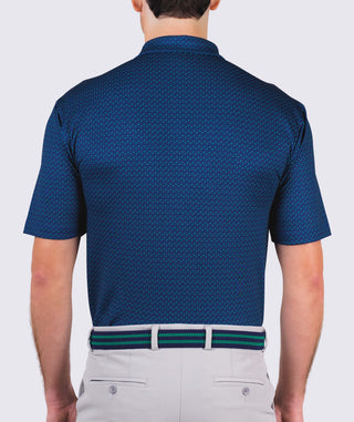 Morgan Performance Polo - back Navy/Turtle - Turtleson