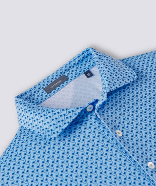 Morgan Performance Polo - Men's Luxe Blue/Navy - Turtleson