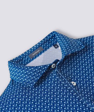 Morgan Performance Polo - mens Navy/White - Turtleson