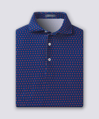 Oren Performance Polo - Navy/Vintage Red - Turtleson