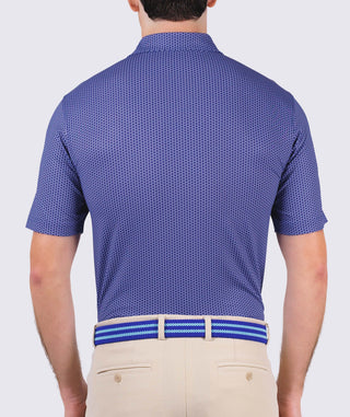 Hex Performance Polo - back - Navy/Quartz - Turtleson