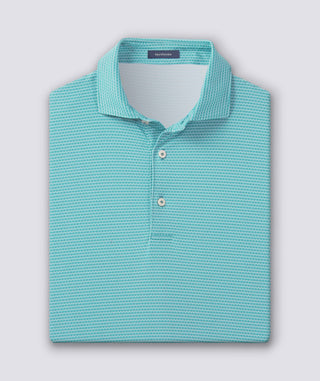 Lennon Performance Polo - splash - Turtleson