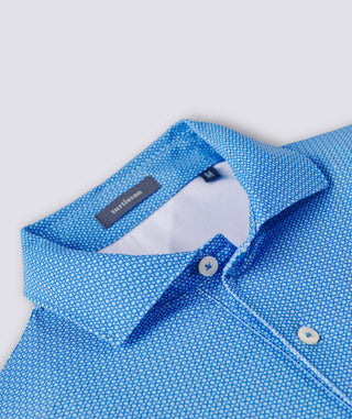 Flint Performance Polo- mens - Marine/Wave - Turtleson