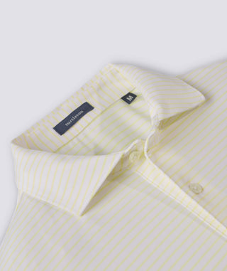 Dylan Stripe Performance Polo - men - Butter - Turtleson