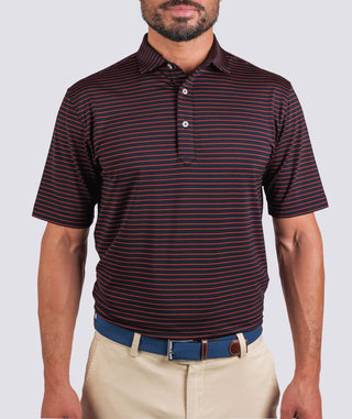 Trey Stripe Performance Polo