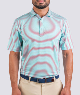 Trey Stripe Performance Polo