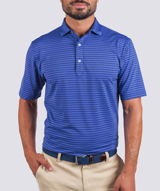 Trey Stripe Performance Polo