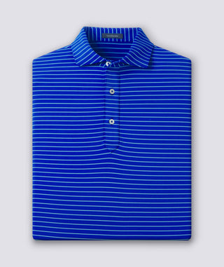 Trey Stripe Performance Polo men - Marine/Wave - Turtleson