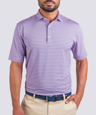 Trey Stripe Performance Polo