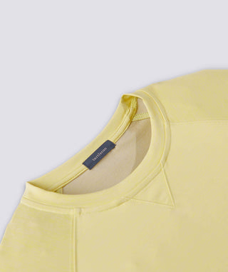 Brock Performance Crewneck - Collar - Butter - Turtleson