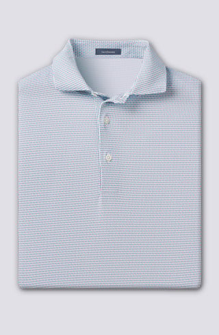 Xander Performance Polo - men - White/Splash - Turtleson