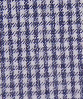 Graham Performance Gingham Sport Shirt - Pattern - Navy - Turtleson