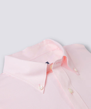 Graham Performance Gingham Sport Shirt - Collar - Retro Pink - Turtleson