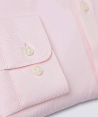 Graham Performance Gingham Sport Shirt - Sleeve - Retro Pink - Turtleson