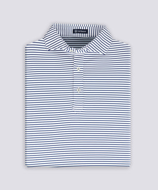 Mathew Stripe Performance Polo