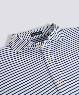 Mathew Stripe Performance Polo