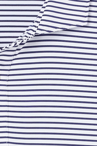 Mathew Stripe Performance Polo