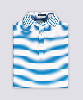 Mathew Stripe Performance Polo