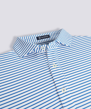 Mathew Stripe Performance Polo