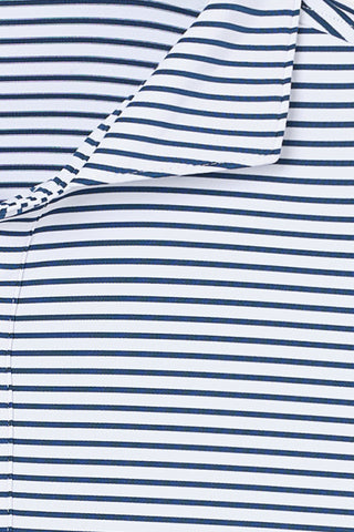 Mathew Stripe Performance Polo