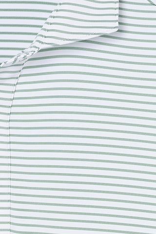 Mathew Stripe Performance Polo