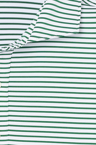 Mathew Stripe Performance Polo