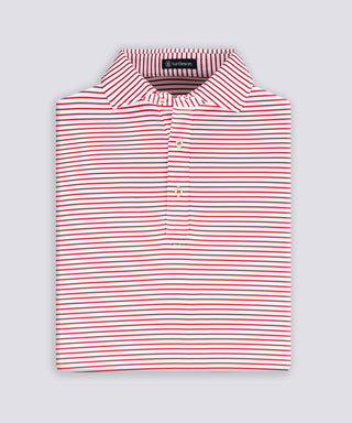 Mathew Stripe Performance Polo