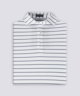 Tian Stripe Performance Polo
