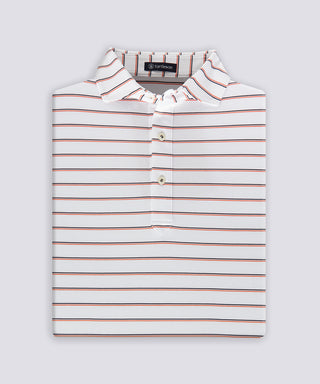 Tian Stripe Performance Polo