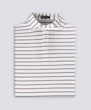 Tian Stripe Performance Polo