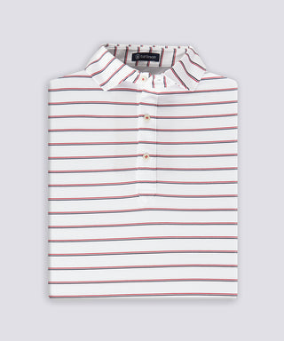 Tian Stripe Performance Polo