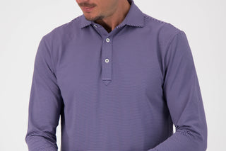 Kershaw Stripe Long Sleeve Polo