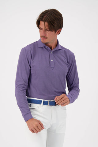 Kershaw Stripe Long Sleeve Polo