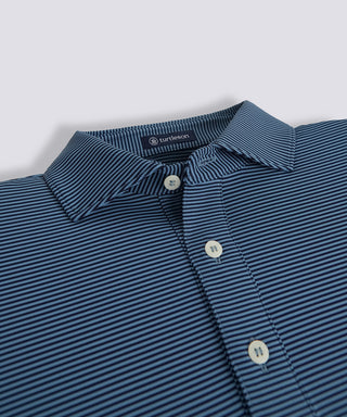 Kershaw Stripe Long Sleeve Polo