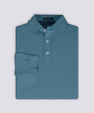 Kershaw Stripe Long Sleeve Polo