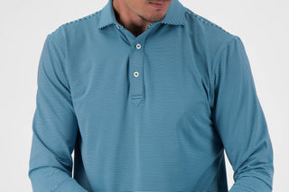 Kershaw Stripe Long Sleeve Polo