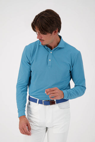 Kershaw Stripe Long Sleeve Polo