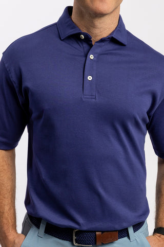 Duncan Solid Cotton Polo