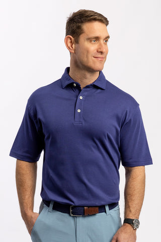 Duncan Solid Cotton Polo