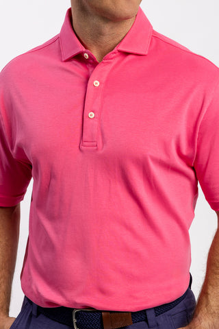 Duncan Solid Cotton Polo